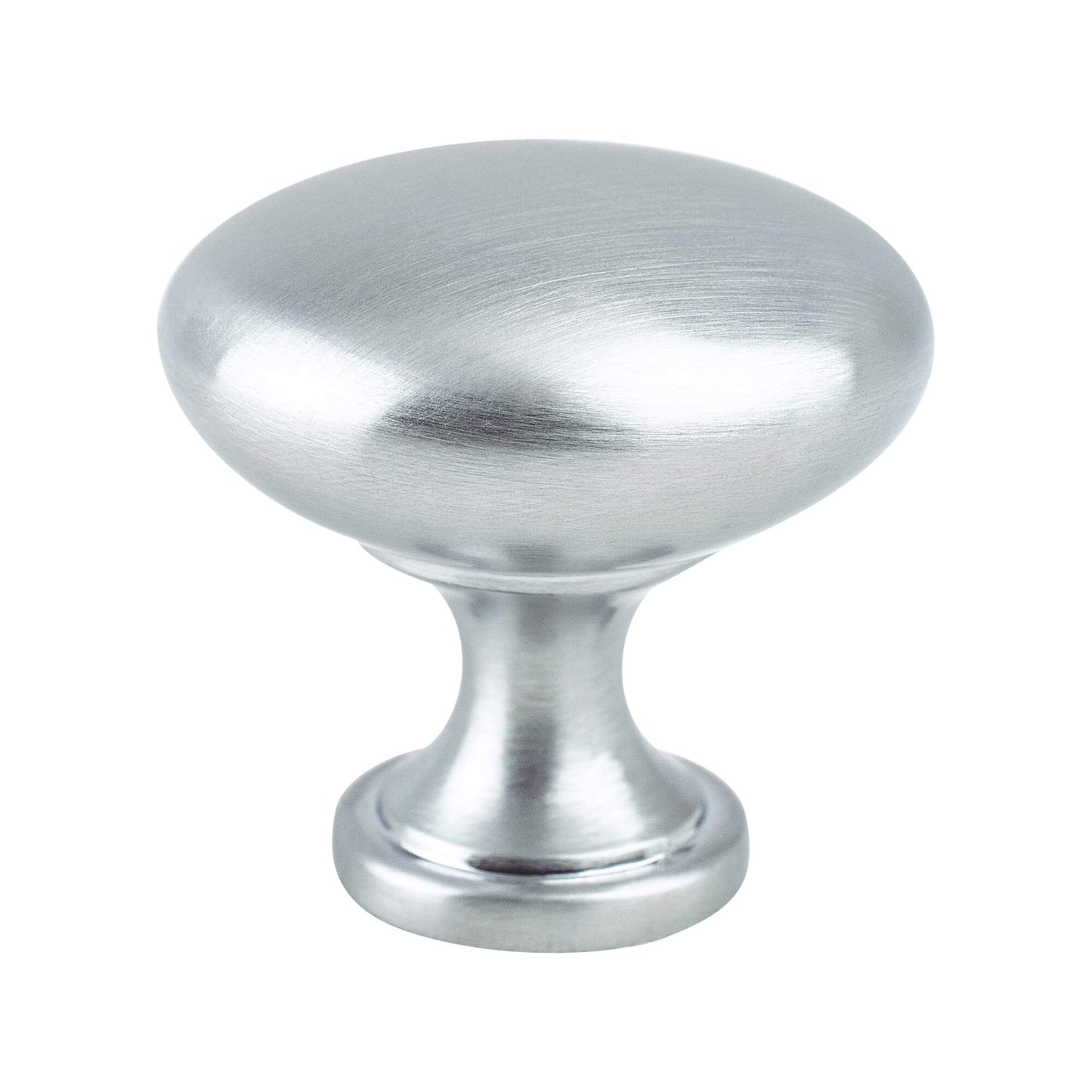 Berenson Advantage Knobs Satin Chrome Round Knob