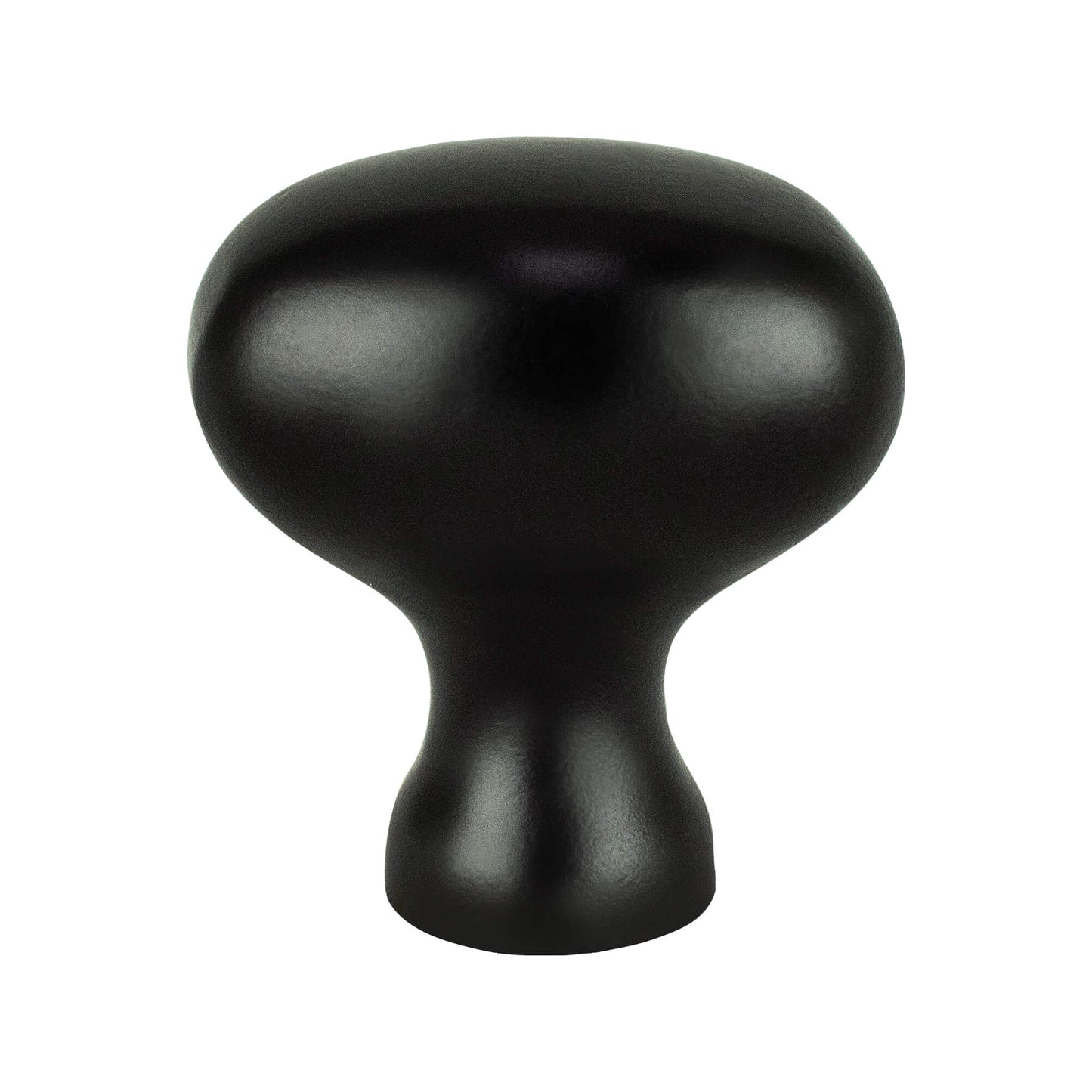 Berenson Transitional Advantage Three Matte Black Oval Knob