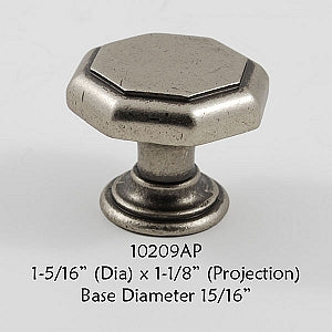 Cabinet Pull - Shown in Aged Pewter