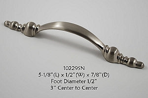 Cabinet Pull - Shown in Satin Nickel