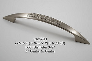 Cabinet Pull - Shown in Satin Nickel