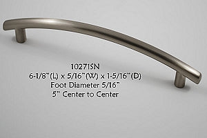 Cabinet Pull - Shown in Satin Nickel