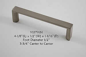 Cabinet Pull - Shown in Satin Nickel