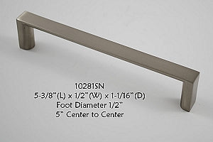 Cabinet Pull - Shown in Satin Nickel