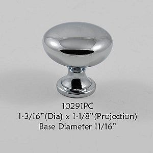 Cabinet Knob - Shown in Polished Chrome