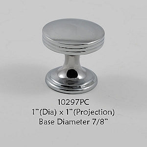 Cabinet Knob - Shown in Polished Chrome