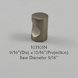 Cabinet Knob - Shown in Satin Nickel