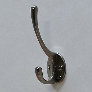Robe Hook Shown in Satin Nickel