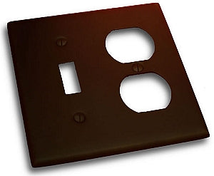 Residential Essentials Switch and Plug Combo Plate