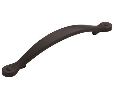 Amerock Inspirations 5 1/16 Inch Cabinet Pull Flat Black