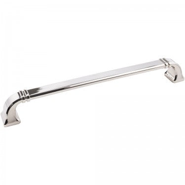 Hardware Resources 12" Ella Polished Nickel Appliance Handle