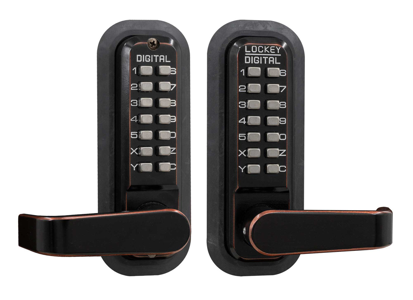 Lockey Style 2835 Double Combination Passage Lever Handle
