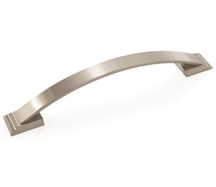 Amerock Candler 6 5/16 Inch Cabinet Pull Satin Nickel