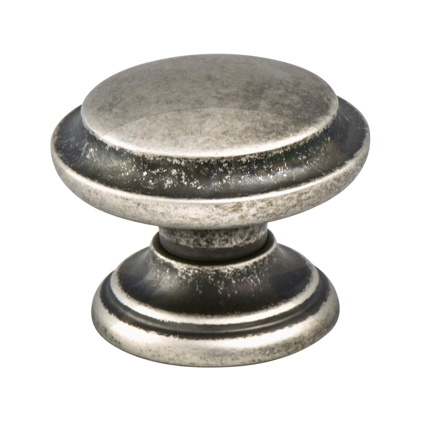 Berenson Euro Rustica Mushroom Knob 1-3/8 Inch Dia Rustic Nickel