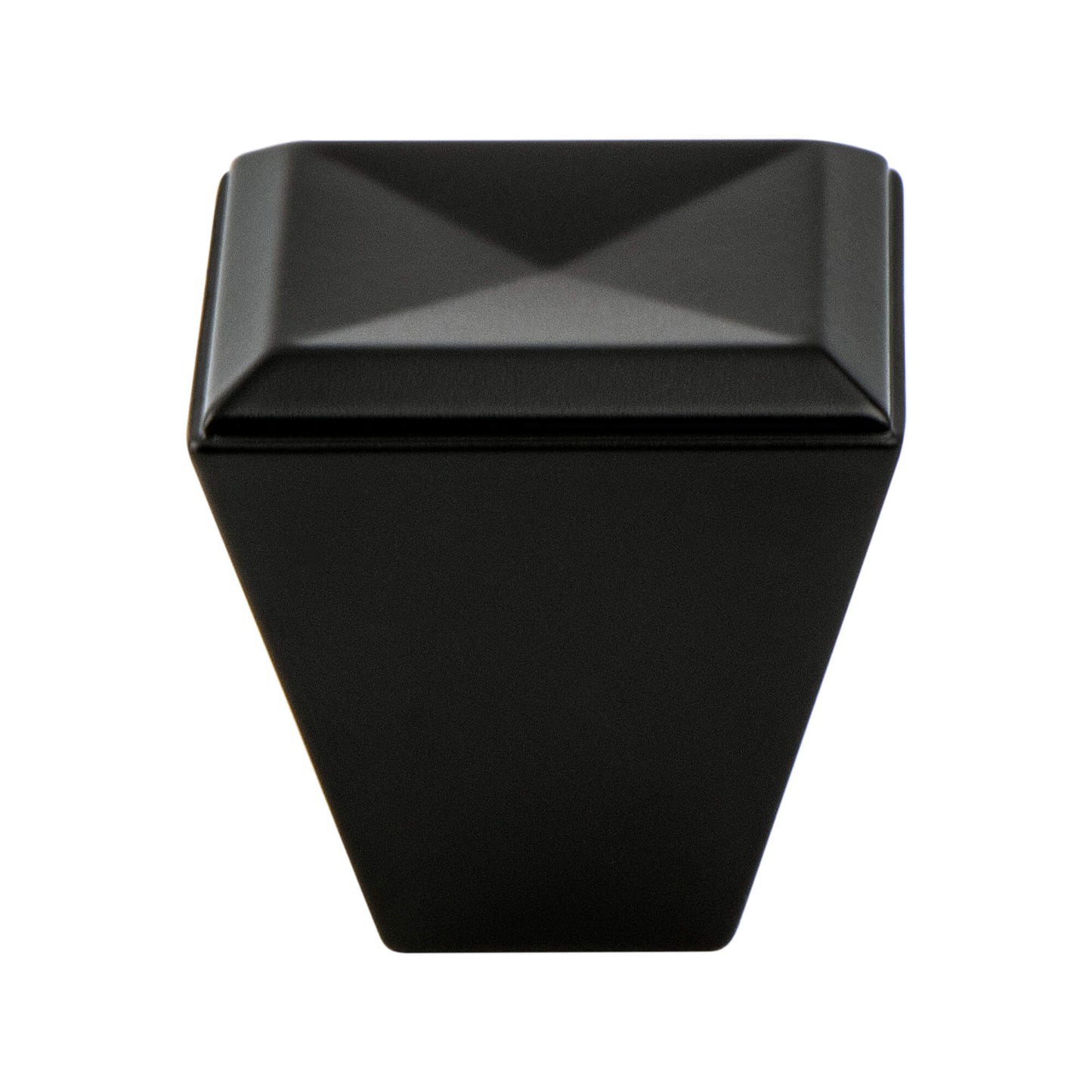 Berenson Connections Matte Black Knob - This knob has a tooth on the bottom.