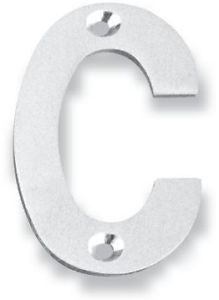 Inox 4" House Letter