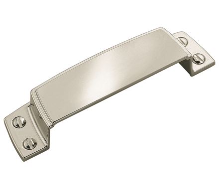 Amerock Highland Ridge 3 1/2 Inch Cup Pull Polished Nickel