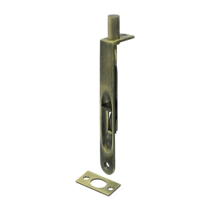 Deltana 6 Inch Heavy Duty Flush Bolt - Antique Nickel