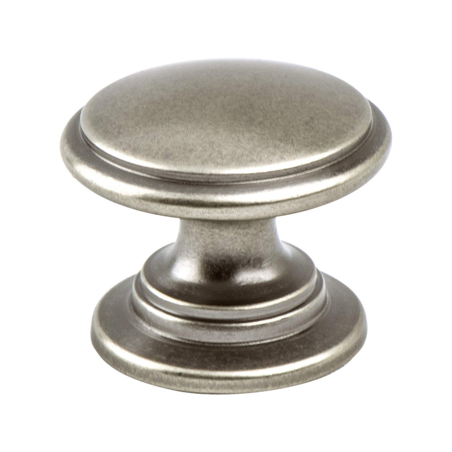 Berenson Andante Knob 1-3/16 Inch Dia Antique Pewter