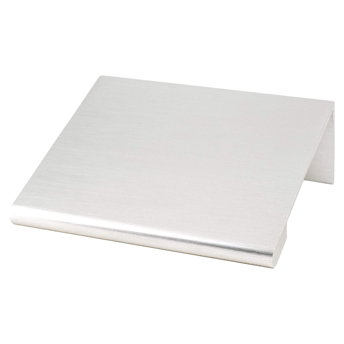Berenson Contemporary Advantage Two 25.4mm CC Brushed Nickel Look Edge Pull - Part measures 1/16in. thickness.