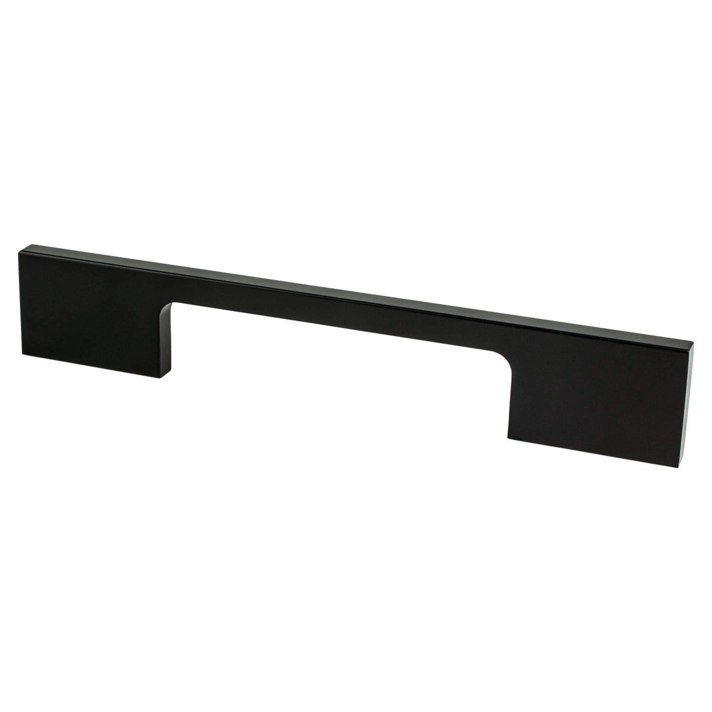 Berenson Contemporary Advantage Two 96mm CC Matte Black Rectangle Pull