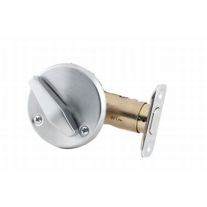 Schlage B580 Single Sided Patio Deadbolt in Satin Chrome