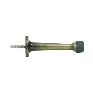 Deltana 3 1/4 Inch Baseboard Door Bumper - Antique Brass