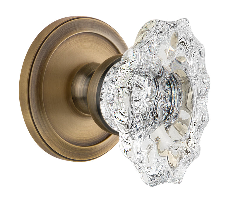 Grandeur Circulaire Rosette with Biarritz Knob