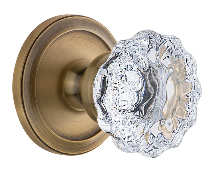 Grandeur Circulaire Rosette with Fontainebleau Knob