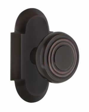 Nostalgic Warehouse Cottage Plate with Deco Door Knob