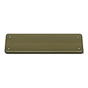 Deltana Solid Brass Cover Plate - Antique Brass