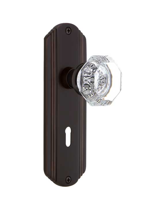 Nostalgic Warehouse Deco Plate with Waldorf Knob