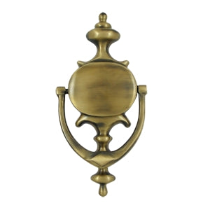 Deltana Solid Brass Imperial Door Knocker - Antique Brass