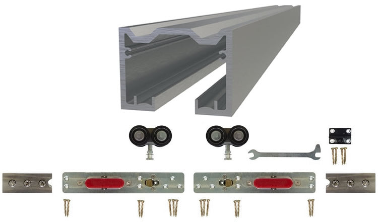 Cavity Sliders Heavy Duty Track for Sliding Doors - up to 1100lb capacity