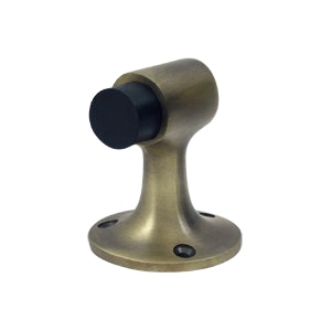 Deltana Solid Brass 3 Inch Floor Mounted Bumper - Antique Brass