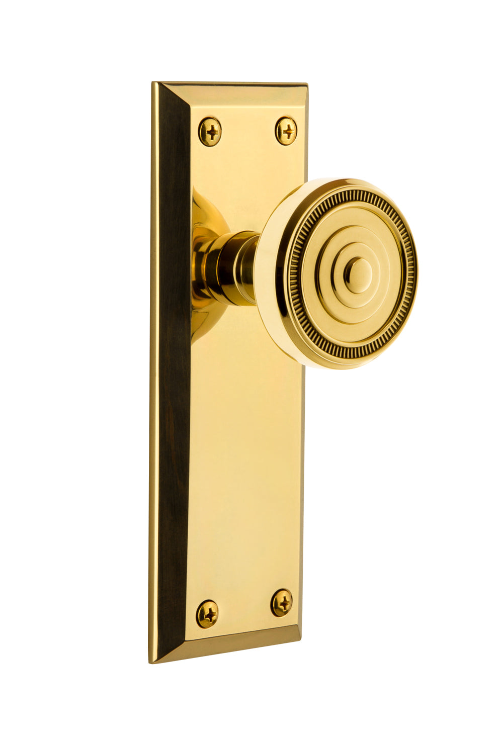 Grandeur Fifth Avenue Plate with Soleil Knob