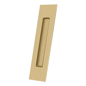 Deltana Solid Brass Rectangular 10 Inch Heavy Duty Flush Pull