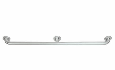 Deltana Stainless Steel 42 Inch Grab Bar with Center Post