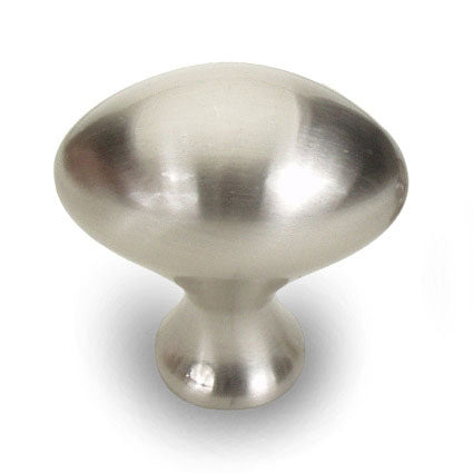 Dynasty Egg Cabinet Knob In Satin Nickel