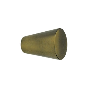 Deltana Solid Brass Cone Cabinet Knob - Antique Brass