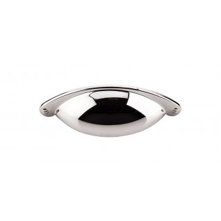 Top Knobs M1302 Somerset Cup Pull 2 1/2 Inch CC Polished Nickel