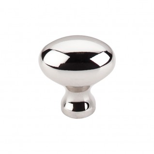 Egg Knob 1 1/4 Inch Polished Nickel