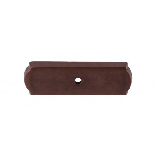 Top Knobs Aspen Rectangle Backplate in Mahogany Bronze