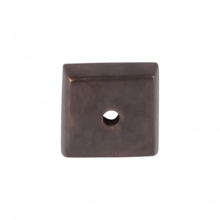 Top Knobs Aspen Square Backplate in Medium Bronze