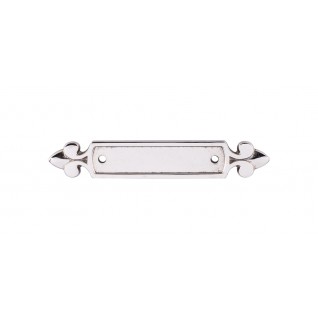 Top Knobs Tuscany Dover Backplate in Polished Nickel