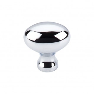 Top Knobs Somerset Egg Cabinet Knob in Polished Chrome