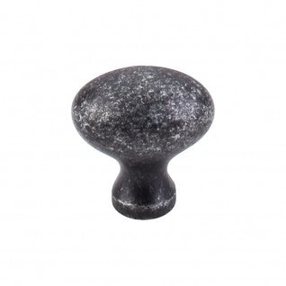 Top Knobs Somerset Egg Cabinet Knob in Black Iron