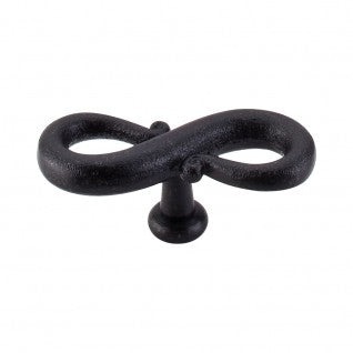 Top Knobs Normandy S-Shaped Cabinet Knob in Patine Black
