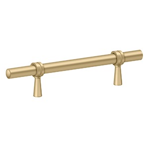 Deltana Solid Brass 6 1/4 Inch Adjustable Pull