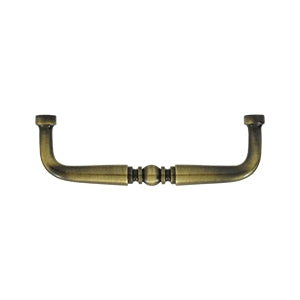 Deltana Solid Brass 3 1/2 Inch Traditional Wire Pull - Antique Brass
